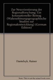 Tapa de Zur Neuorientierung der Regionalforschung