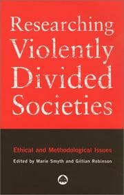 Tapa de Researching violently divided societies