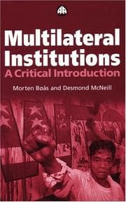 Tapa de Multilateral institutions