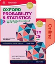 Tapa de Oxford Probability and Statistics for Cambridge International AS and A Level
