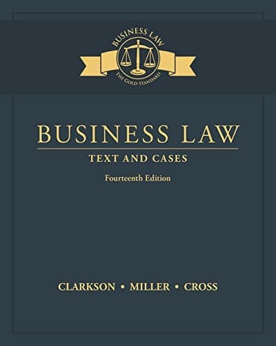 Tapa de Business Law