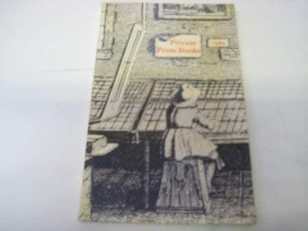 Tapa de Private Press Books 1969