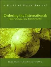 Tapa de Ordering the international