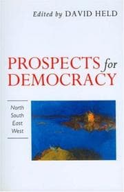 Tapa de Prospects for democracy