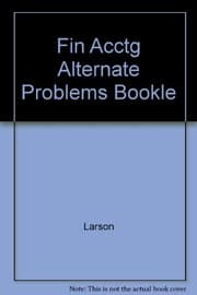 Tapa de Fin Acctg Alternate Problems Bookle
