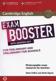 Tapa de Cambridge English Exam Booster for Preliminary and Preliminary for Schools with Answer Key with Audio