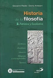 Tapa de Historia de la filosofía : Patrística y escolástica : v2 - 1. ed.