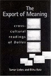 Tapa de Export of Meaning