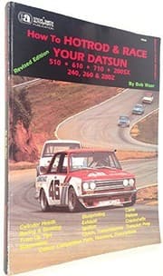 Tapa de How to hotrod & race your Datsun
