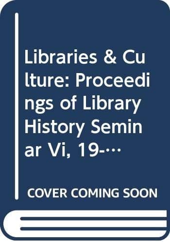 Tapa de Libraries & Culture