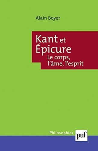 Tapa de Kant et Epicure