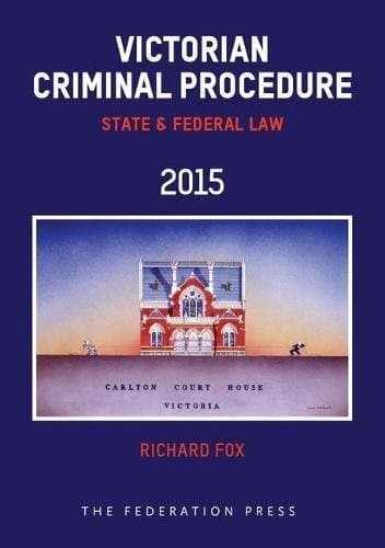 Tapa de Victorian Criminal Procedure
