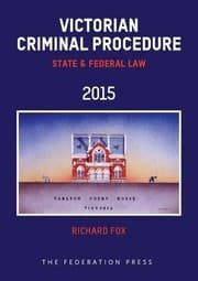 Tapa de Victorian Criminal Procedure