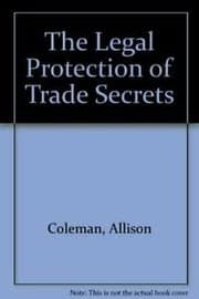 Tapa de The legal protection of trade secrets