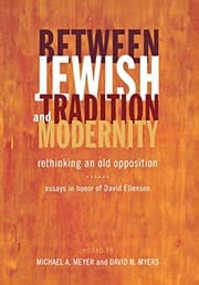 Tapa de Between Jewish tradition and modernity