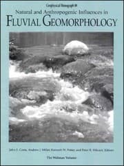 Tapa de Natural and anthropogenic influences in fluvial geomorphology
