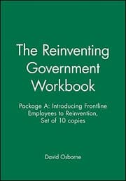Tapa de The Reinventing Government Workbook: Package A