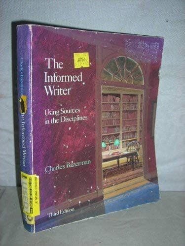 Tapa de The informed writer