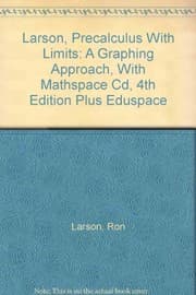 Tapa de Larson, Precalculus With Limits