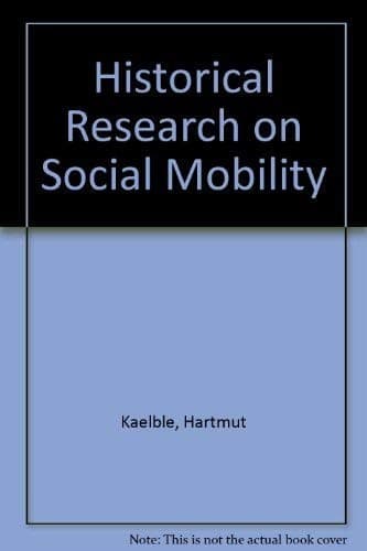 Tapa de Historical Research On Social Mobility