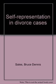 Tapa de Self-representation in divorce cases