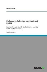 Tapa de Philosophie Reflexion von Staat und Politik