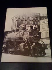 Tapa de Greenwood County and its railroads, 1852-1992