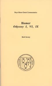 Tapa de Homer Odyssey I, Vi, IX (Bryn Mawr Greek Commentaries)