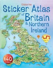Tapa de Usborne Sticker Atlas of Britain and Ireland