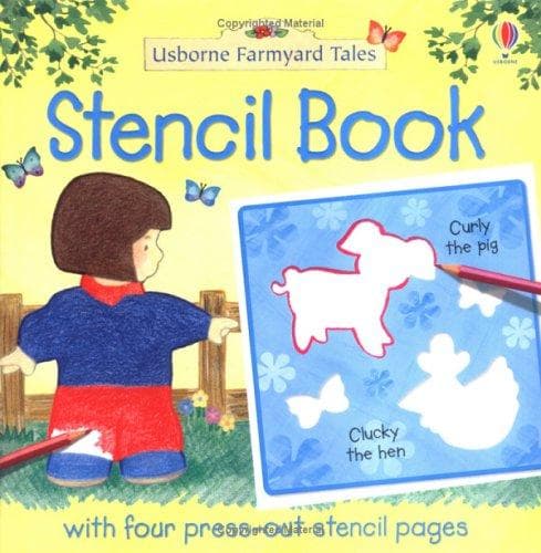 Tapa de Farmyard Tales Stencil Book