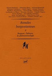 Tapa de Annales bergsoniennes