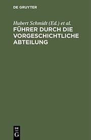 Tapa de Führer Durch Die Vorgeschichtliche Abteilung