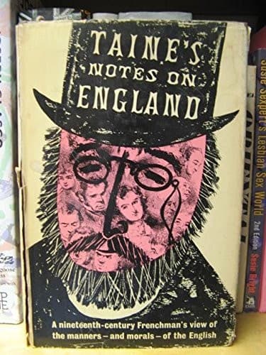Tapa de Taine's Notes on England
