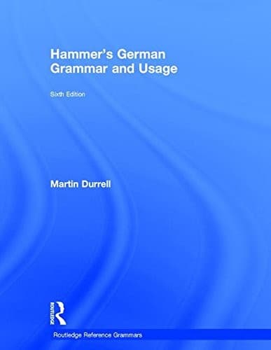 Tapa de Hammer's German Grammar and Usage