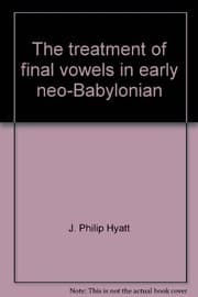 Tapa de The treatment of final vowels in early neo-Babylonian