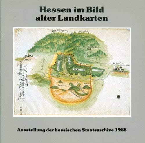 Tapa de Hessen im Bild alter Landkarten