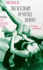 Tapa de Sex Diary of Nicole Dupont