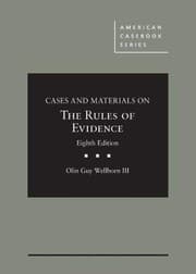 Tapa de Cases and Materials on the Rules of Evidence