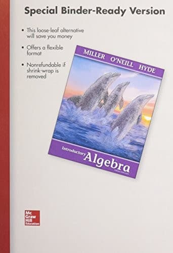 Tapa de Loose Leaf for Introductory Algebra