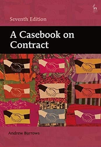 Tapa de Casebook on Contract