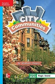 Tapa de Reading Wonders Leveled Reader City Communities