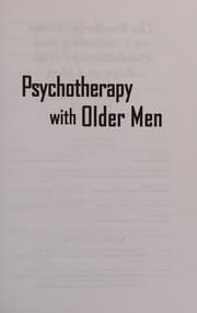 Tapa de Psychotherapy with older men