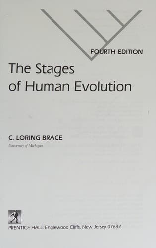 Tapa de The stages of human evolution