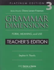 Tapa de Grammar Dimensions Level 1