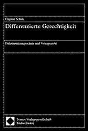 Tapa de Differenzierte Gerechtigkeit