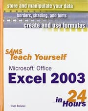 Tapa de Sams Teach Yourself Microsoft Office Excel 2003 in 24 Hours (Sams Teach Yourself in 24 Hours)