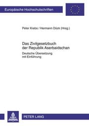 Tapa de Das Zivilgesetzbuch der Republik Aserbaidschan