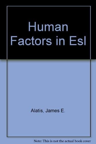 Tapa de Human Factors in Esl