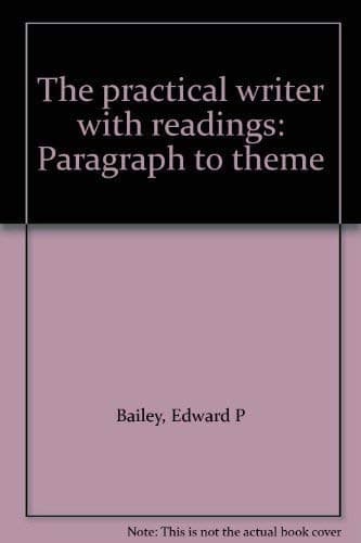 Tapa de The practical writer with readings