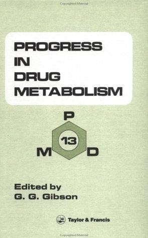 Tapa de Progress in Drug Metabolism